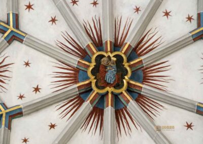 Die Oberhofenkirche in Göppingen 42 Decke und Schlusssteine Oberhofenkirche Göppingen 0150