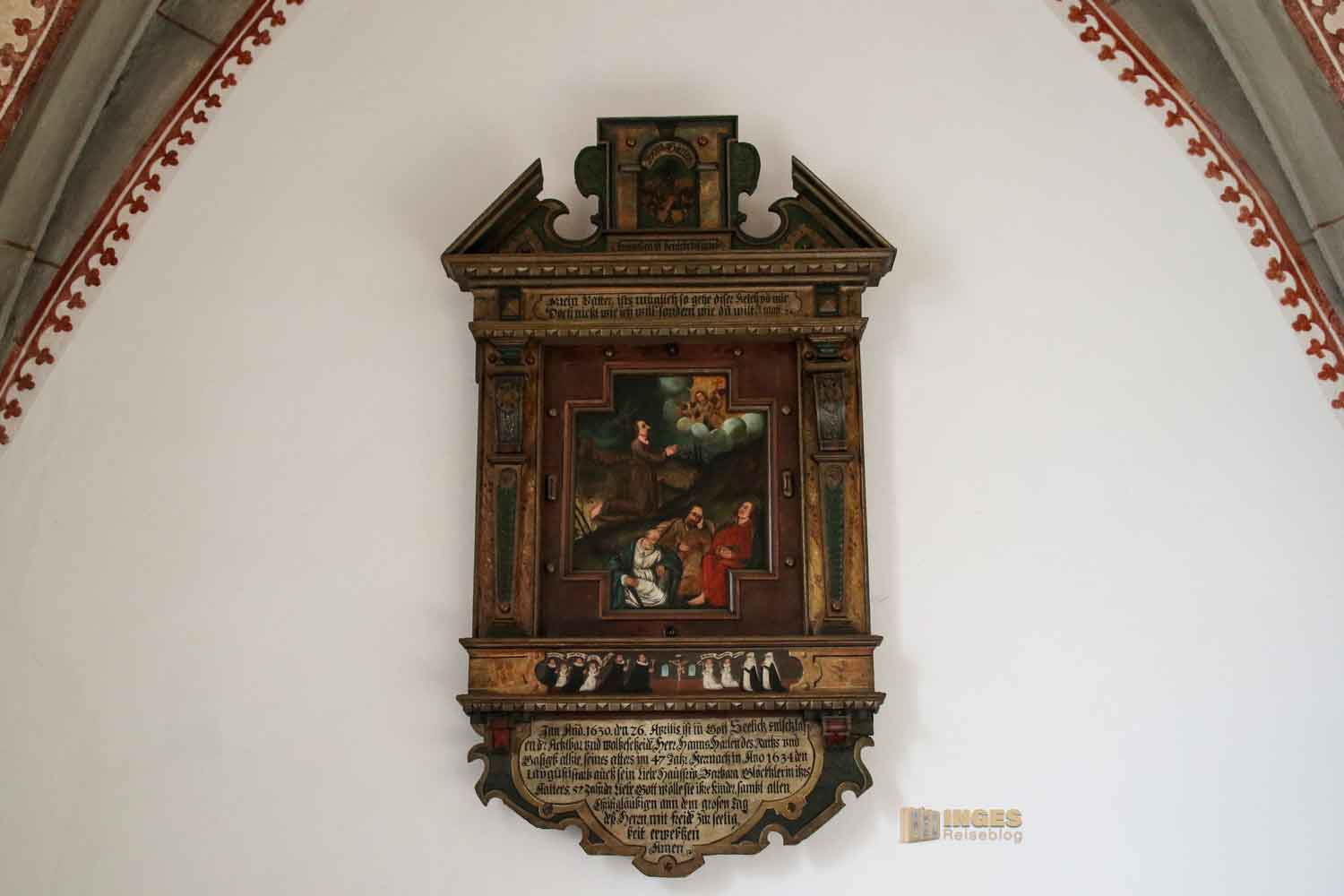 Epithaph in der Oberhofenkirche Göppingen 0213 Epithaph in der Oberhofenkirche Göppingen 0213