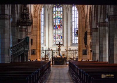 In der Stiftskirche St. Amandus in Bad Urach 9 Innenansicht Stiftskirche St. Amandus Bad Urach 0186