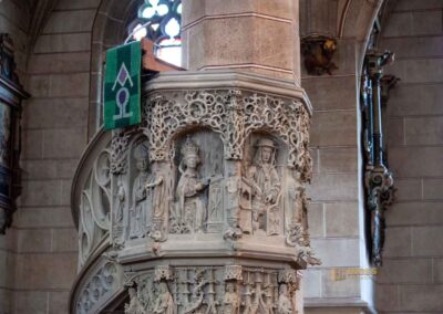 In der Stiftskirche St. Amandus in Bad Urach 37 Kanzel Stiftskirche St. Amandus Bad Urach 0167