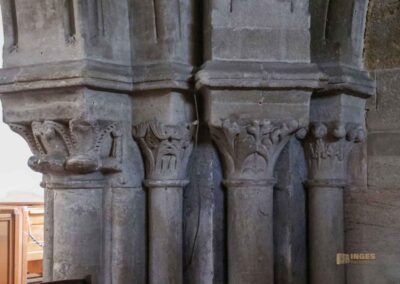 In der Stiftskirche in Faurndau 22 Säulen in der Stiftskirche Faurndau 0651