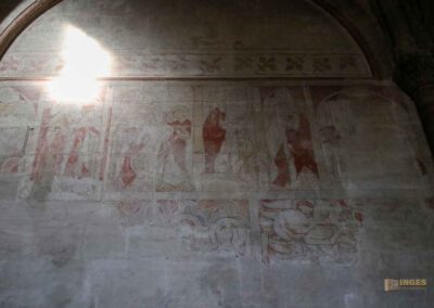 In der Stiftskirche in Faurndau 36 Wandfresken Stiftskirche Faurndau 0571