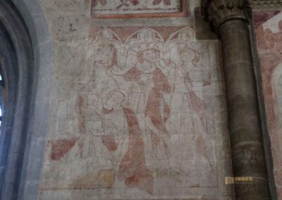 In der Stiftskirche in Faurndau 40 Wandfresken Stiftskirche Faurndau 0590