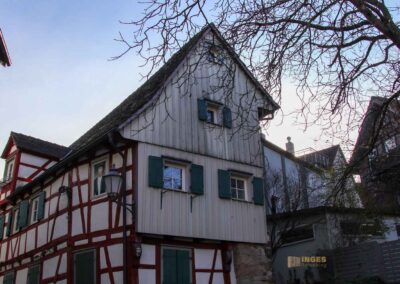 Kommt mit in die Daimlerstadt Schorndorf 48 Haus auf der Mauer Schorndorf 0014