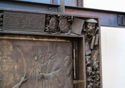 In der evangelischen Stadtkirche Göppingen 8 Kirchentüre Stadtkirche Göppingen 0038