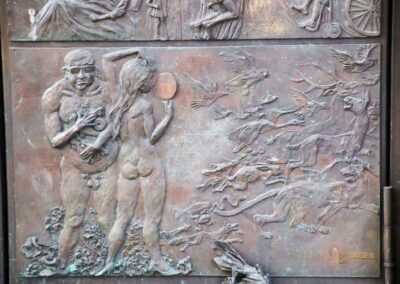 In der evangelischen Stadtkirche Göppingen 4 Kirchentüre Stadtkirche Göppingen 0312