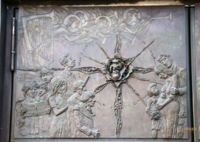 In der evangelischen Stadtkirche Göppingen 2 Kirchentüre Stadtkirche Göppingen 0316