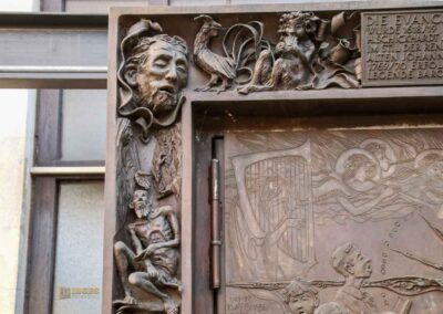 In der evangelischen Stadtkirche Göppingen 7 Kirchentüre Stadtkirche Göppingen 0320