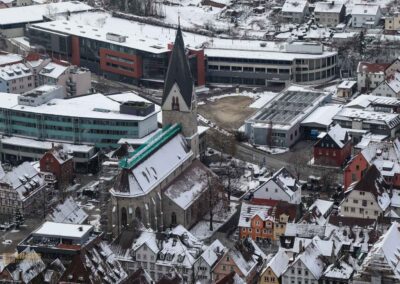 Best of 2021- meine Reisehighlights 7 Blick auf die evang. Stadtkirche Geislingen 0099