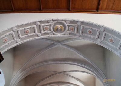 Evangelische Kirche in Lauterburg 26 Decke evang. Kirche Lauterburg 0045