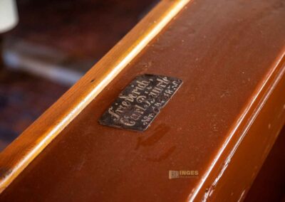 Evangelische Kirche in Lauterburg 31 Empore evang. Kirche Lauterburg 0015