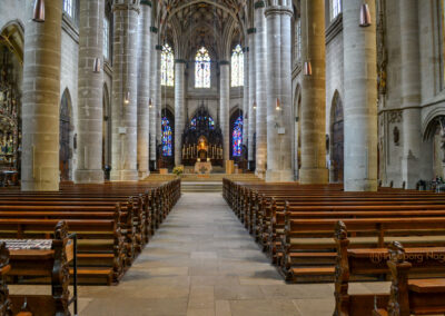 Best of 2021- meine Reisehighlights 13 Hl.-Kreuz-Münster innen Schwäbisch Gmünd 0685