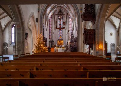 Best of 2021- meine Reisehighlights 8 Innenansicht evang. Stadtkirche Geislingen 0395-O
