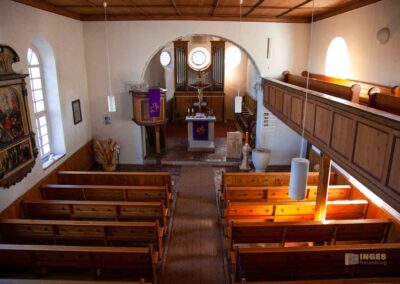 Evangelische Kirche in Lauterburg 30 evang. Kirche Lauterburg 0012