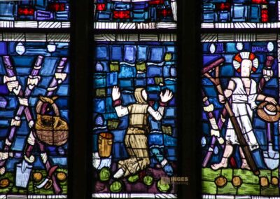 Chorfenster in der Hauptkirche St. Jacobi Hamburg 7084