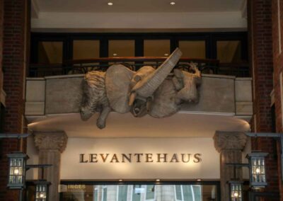 Eingang zum Levantehaus Hamburg 7000