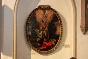 Jakobs Traum von der Himmelsleiter in der Kirche St. Petri Hamburg 0182