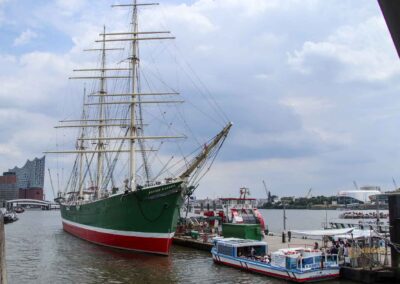 Museumsschiff Rickmer Rickmers St. Pauli Landungsbrücken 5970