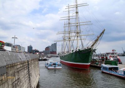 Museumsschiff Rickmer Rickmers St. Pauli Landungsbrücken 5977