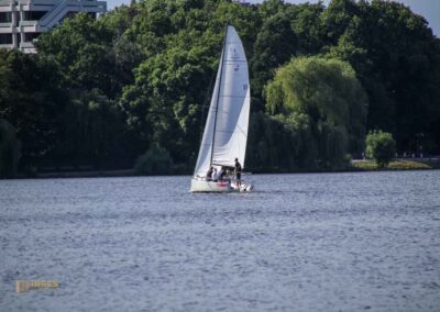 Boote auf der Außenalster Hamburg 0392