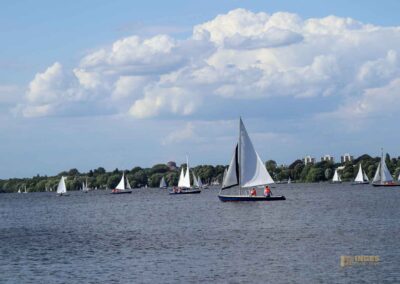 Boote auf der Außenalster Hamburg 0418