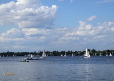 Boote auf der Außenalster Hamburg 0525