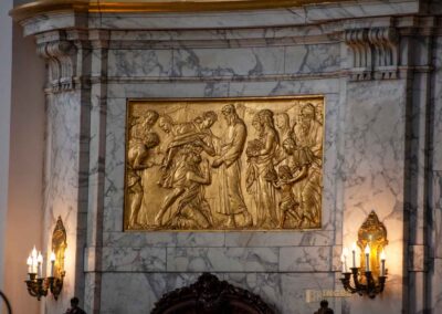 Bronzerelief Michel Hamburg 0035