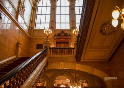 Das Hamburger Rathaus - innen 29 Bürgerschaftstreppenhaus Hamburger Rathaus 0128