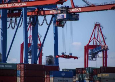 Containerterminal Burchardkai Hamburger Hafen 9697