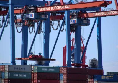 Containerterminal Burchardkai Hamburger Hafen 9700