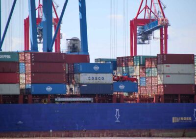 Containerterminal Burchardkai Hamburger Hafen 9709