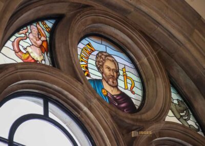 Das Hamburger Rathaus - innen 19 Glasfenster Dielenhalle Hamburger Rathaus 6210