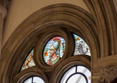 Das Hamburger Rathaus - innen 20 Glasfenster Dielenhalle Hamburger Rathaus 6215