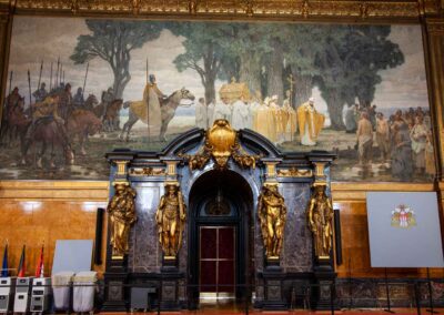 Das Hamburger Rathaus - außen 9 Großer Festsaal Hamburger Rathaus 0154