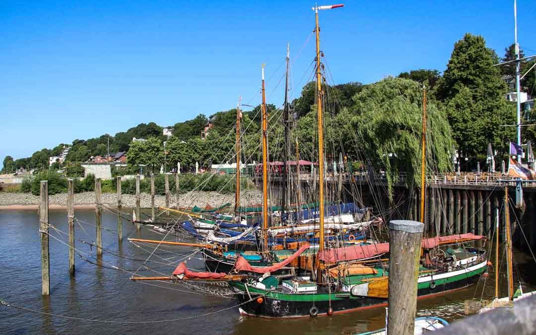 Der Museumshafen Oevelgönne in Hamburg