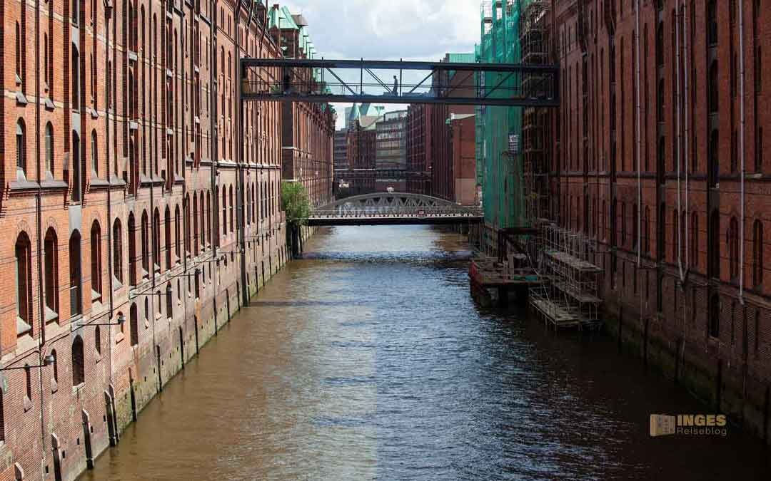 In der Speicherstadt Hamburg