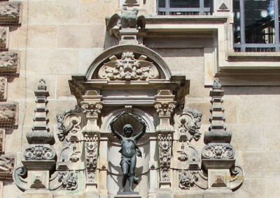 Das Hamburger Rathaus - außen 50 Hoffassade Hamburger Rathaus 6502_1