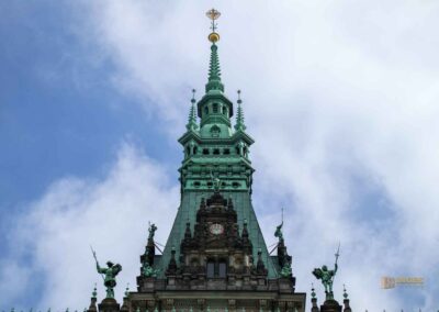 Das Hamburger Rathaus - außen 52 Hoffassade Hamburger Rathaus 6517