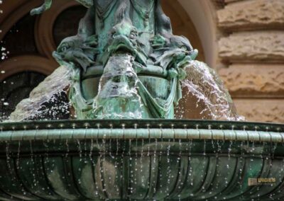 Das Hamburger Rathaus - außen 40 Hygieia-Brunnen Innenhof Hamburger Rathaus 6526