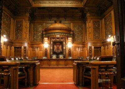 Das Hamburger Rathaus - innen 102 Ratsstube Hamburger Rathaus 6430