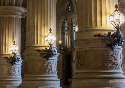 Das Hamburger Rathaus - innen 9 Säulenmedaillons Dielenhalle Hamburger Rathaus 6218_b