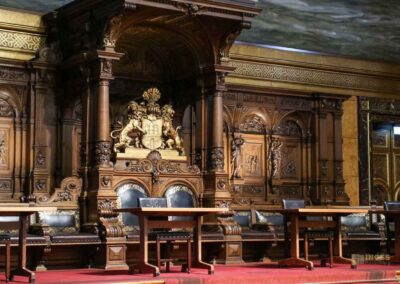 Das Hamburger Rathaus - innen 89 Senatsestrade Großer Festsaal Hamburger Rathaus 6383