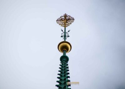 Das Hamburger Rathaus - außen 36 Turmspitze Hamburger Rathaus 6577