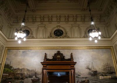 Das Hamburger Rathaus - innen 40 die Lobby im Hamburger Rathaus 6268