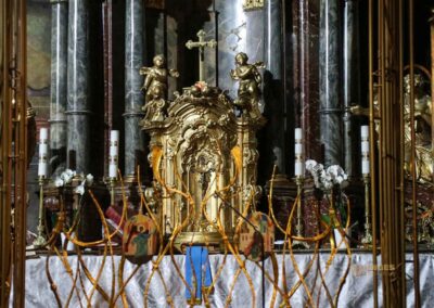 Im Konzert in der Clementinum-Kathedrale St. Clemens 22 altar kathedrale st.clemens altstadt prag 0438