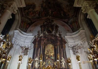 Im Konzert in der Clementinum-Kathedrale St. Clemens 14 altar kathedrale st.clemens altstadt prag 0225