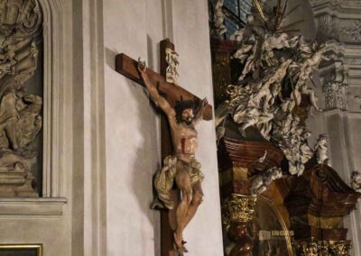 Im Konzert in der Clementinum-Kathedrale St. Clemens 64 details in der kathedrale st.clemens prag 0443