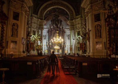 Im Konzert in der Clementinum-Kathedrale St. Clemens 9 kathedrale innen st.clemens prag 0198