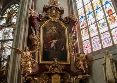 sperlingkapelle und barbaraaltar st. bartholomaeuskirche kolin 1466