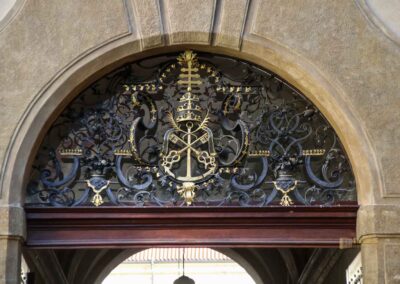 Das Clementinum (Klementinum) in der Altstadt von Prag 1 tor im clementinum prag 6850